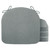 Nordjager Chair Cushions for Dining Chair Seat Set of 4, Memory Foam Chair Pads Help You Relief from Sedentary Discomfort in The Office or Kitchen and Dining Rooms(17" x 16" x 2.5", Dark Grey)