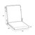 Arden 4-Pack Outdoor Patio Dining Chair Cushion, 20x44, Rain-Proof Seat Pad, Fade-Resistant Outdoor Cushion Salome Tropical