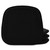 Shinnwa Dining Chair Cushions 4 Pack, Non Slip Indoor Chair Pads, U-Shaped Kitchen Seat Cushions, Set of 4, 15 x 16 Inches, Black