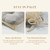 puredown® Chair Cushions for Dining Chairs, Tufted Memory Foam Chair Pads with Non-Slip Backing, Kitchen Seat Cushions with Ties, Washable Seat Pad Set of 4, 15.5" x 15.5" x 4", Khaki