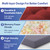 IASEAHK Chair Cushions for Dining Chairs, Dining Chair Cushions, Tufted Indoor Chair Pads with Ties & Non Slip Backing, Seat Cushions for Kitchen Chairs 16.5” x 16.5” x 3.5”, Set of 4, Red
