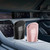 JinzhuxiaGS Car Trash Can with 90 Free Garbage Bags - Waterproof, Lid-Closed, Easy-to-Clean Cup Holder Trash Can, Ideal for Car Organization (Black & Pink Combo, 2-Pack, Perfect for Home, and Travel)