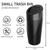 JinzhuxiaGS Car Trash Can with 90 Free Garbage Bags - Waterproof, Lid-Closed, Easy-to-Clean Cup Holder Trash Can, Ideal for Car Organization (Black & Pink Combo, 2-Pack, Perfect for Home, and Travel)
