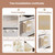 SANQANDON Hanging Kitchen Trash,Can Foldable Transparent Trash Can Kitchen Trash Can Cabinet Kitchen Compost Can Used for Cabinets/Cars/Bedrooms/Bathrooms. (Grey), BM0418