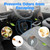 Karltys Car Trash Can, Odor-Proof Car Garbage Bin Automotive Center Console Organizer, Dedicated Garbage Can for with Lid for 2022-2024 Hyundai Ioniq 5 Interior Accessories(Not for Ioniq 5 N)