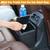 ATMOMO Car Trash Can Bin Waste Container Multi-Function Storage Box Car Cup Holder Car Organizer