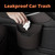 LoopTime Leakproof Car Trash Can,Mini Car Trash Bin for SUV and Truck,Small Removable Liner Garbage Can,Waterproof Automotive Trash Can for Vehicle,Home,Office,Multipurpose,Easy to Clean (Wine Red)