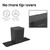 Ninestars Mini Car Trash Can with Press Lid, 3L / 0.79 Gallon Small Garbage Bin, Foldable Leak-Resistant Design with Weighted Non-Slip Base for Car Floor & Center Console (Black)