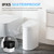 jinligogo 3 Pack 5 Gallon Bathroom Trash Can with Lid, Automatic Motion Sensor White Trash Can, Touchless Slim Waterproof Garbage Bin for Kitchen, Bedroom, Office, and Bathroom