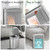 Ninestars Automatic Motion Sensor Bathroom Trash Can, 1.8 Gallon Smart Opening Garbage Bin for Bathroom, Bedroom, Kitchen, Office 7 Liter Compact Stainless Steel