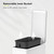EKO Slim Small Bathroom Trash Can with Lid, Stainless Steel Small Garbage Can with Removable Inner Bucket, 6L / 1.6 Gal, Step On Trash Bin (White)