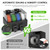 EIBOS 3D Printer Filament Dryer Dyas, AMS Heater Upgrade for Bambu Lab AMS, Dry While Printing, Dual Independent Chambers, Auto-Sealed Storage Box, Power-Saving, for 4 Spools Nylon, PLA, PETG