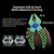 Anycubic Kobra X Multicolor 3D Printer, 2X Faster & Easy One-Click Printing, 600mm/s High Speed 3D Printers for Beginners & Kids, 4-Color Built-in, 260x260x260m³, Easy to Use FDM 3D Printer