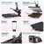 Whubefy Heat Press 15x15 Slide Out, Industrial-Quality Clamshell Sublimation Heat Transfer Machine with 5 DTF Transfer Sheets, Digital Heat Press Machine for T Shirts/Bags/Pillows/Mouse Pad (Black)