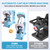 AKEYDIY Auto Hat Heat Press Machine for Caps with 3pcs Interchangeable Platens 3-in-1 Automatic Cap Press w/Knob-Style Digital Controller & Auto Open & Release, Heat Transfer Printing for Caps
