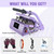 PlanetFlame Tumbler Heat Press Machine 110V Tumbler Mug Press for 30oz 20oz 16oz Sublimation Straight Skinny Tumblers Glass Jar Cans & 11-15oz Mugs, DIY Cup Heat Press Transfer Print, Purple