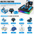 Leomru 5 in 1 Heat Press Machine, Heat Press 15x15, Multifunction T Shirt Press Machine, 360-Degree Swing Away Sublimation Heat Press Machine for T-Shirt Mugs Hat Cap Slide Out