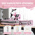 VEVOR Heat Press Machine 5 in 1 Combo with 30 OZ Tumbler Press & Hat Press, Slide Out 12x15 Inch Heat Press Sublimation Machine for T-Shirts, Hats Caps Tumblers Glass Cans Mugs, and Plates (Pink)