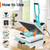 SPECRAFT 2-in-1 Heat Press, 15x15 Industrial Digital Sublimation Machine for T-Shirts, Mugs (30oz) and More, Blue, Ideal for DIY & Professional Use