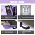 PlanetFlame Heat Press 15x15 inch Industrial Quality Sublimation Heat Press, Slide Out Heat Transfer Machine for T-Shirt, Purple