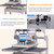 Auto Heat Press Machine, 110V 2000W Commercial Heat Transfer Machine, 16x24 inch Dual Platen T Shirt Heat Transfer Printer for Fabric, Ceramic (Pneumatic Dual Platen with Infrared Positioning)