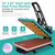 16x24 Semi-auto Heat Press Machine with Positioning, 2kw, Slide-Out, Heat Transfer Press DTF, Vinyl. Family or Small Business (Green, 16x24 Semi-auto)