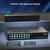 16 Ports 2.5Gb Unmanaged Ethernet Switch, 16*2.5G Base-T Ports. GiGaPlus 2.5Gbps Network Switch for 2.5Gbps NAS/PC, Wireless AP, WiFi6 Router. Plug and Play, Fanless Design.