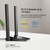 TP-Link WiFi 6 USB Adapter for Desktop PC - (Archer TX20U Plus) AX1800 Wireless Network Adapter with 2.4GHz, 5GHz, High Gain Dual Band 5dBi Antenna, WPA3, Supports Windows 11/10