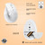 Logitech Lift for Mac Wireless Vertical Ergonomic Mouse, Bluetooth, Quiet Clicks, Silent Smartwheel, 4 Customizable Buttons, for macOS/iPadOS/MacBook Pro/MacBook Air/iMac/iPad - Off White