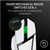 Razer Basilisk V3 X HyperSpeed Customizable Wireless Gaming Mouse: Mechanical Switches Gen-2-5G Advanced 18K Optical Sensor - Chroma RGB - 9 Programmable Controls - White (Renewed)