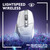 Logitech G502 X Lightspeed Wireless Gaming Mouse: Optical Switches, 13 Buttons, <140 hrs Battery Life & USB-C, Infinite Scroll Toggle, PowerPlay Wireless Charging Capable, for PC/MacOS - White