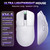 Wireless Gaming Mouse, Tri-Mode 2.4GHz/USB-C/Bluetooth Wireless Mouse with RGB Charging Dock, 24000 DPI, 60Hrs Battery, Ergonomic Lightweight Rechargeable Computer Mice Compatible with PC Mac Laptop