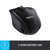 Logitech M705 Wireless Marathon Mouse for PC - Long 3 Year Battery Life, Ergonomic Shape with Hyper-Fast Scrolling and USB Unifying Receiver for Computer and Laptop - Black (Renewed)