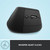 Logitech Lift Vertical Ergonomic Mouse, Wireless, Bluetooth or Logi Bolt USB Receiver, Quiet clicks, 6 Buttons, Compatible with Windows/macOS/iPadOS, Laptop, PC - Graphite