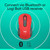 Logitech Signature M650 L Full Size Wireless Mouse - for Large Sized Hands, 2-Year Battery, Silent Clicks, Customizable Side Buttons, Bluetooth, for PC/Mac/Multi-Device/Chromebook - Classic Red
