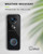 MUBVIEW Doorbell Camera Wireless with Chime, Video Doorbell - No Subscription, Voice Changer, Motion Zones Customization, 1080HD, PIR Human Detection, 2.4Ghz WiFi, Battery-Powered Smart Doorbell