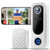ZUMIMALL Doorbell Camera Wireless No Subscription - 2K Video Doorbell Wireless with Chime, 2 Way Audio, 30s Voice Message, Anti-Theft, AI Detection, Only 2.4GHz WiFi, Battery Powered, Work with Alexa