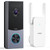 aosu Doorbell Camera Wireless, Local Storage, 5MP Ultra HD, Triple Motion Detection, 2.4/5 GHz WiFi, Built-in 8GB, Rechargeable Battery, Alexa & Google Compatible