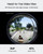 ieGeek Video Doorbell Camera Wireless, Head-to-Toe 180° Ultra View Battery Powered, No Subscription Fee, 2K 3MP HD, Smart Motion Detection, Real-time Alerts, Local/Cloud Storage, Only 2.4GHz WiFi