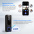 Daxadripo Wireless Doorbell Camera Video Monitor with Display 4.5" Screen Indoor Visual Base Station, Two Way Talk, Smart AI Motion Detection, Night Vision, Cloud Storage.