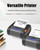 ZYWELL ZM04 1.0 Label Maker, Bluetooth Thermal Label & Receipt Printer Two-in-One 58mm/80mm,Portable for Android/Windows, NO iOS/MAC