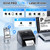 Omezizy Bluetooth Thermal Label Printer 4x6, Ethernet Shipping Label Printer, D550 Pro Wireless Thermal Labels Printers for Small Business,Office, Home,Support Bluetooth/Ethernet/USB