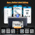 NETUM Bluetooth Thermal Shipping Label Printer, Wireless 4×6 Label Maker for Small Business, Compatible with iPhone, Andorid, Windows, Mac, Widely Use for Amazon, Etsy, USPS, Shopify, FedEx