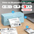 Nelko Bluetooth Thermal Shipping Label Printer, 4x6 Shipping Label Printer for Shipping Packages, Support Android, iPhone and Windows, Widely Used for Amazon, Ebay, Shopify (Blue)