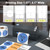 JADENS Bluetooth Thermal Shipping Label Printer – Wireless 4x6 Shipping Label Printer, Compatible with Android, iPhone, Windows & Mac, Widely Used for, Amazon, Shopify, Etsy, USPS(Blue)