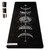 Yoga Mat With Strap 5mm Non Slip Suede & TPE - Moon Black Eco-Friendly Fitness & Exercise Mat for Home Gym, Pilates, Hot Yoga, and Meditation - Lightweight Durable 72 x 24 inch Workout Mat for Women, Men