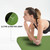 Hatha Yoga Large TPE Yoga Mat 6'x4'x1/2" Extra Thick Non-Slip Exercise Mat - for Yoga Pilates & Home Gym Workouts(Green)