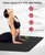 HAPBEAR Extra Large Yoga Mat - 72"x54"x6mm (1/4 inch), Non-Slip, Durable, Eco-Friendly, Thick Wide Exercise Mat for Home Workouts, Yoga, Pilates, Stretching and Cardio Workouts