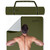 Gogokiwi Extra Wide Yoga Mat for Men Women (72"L x 36"W) Non Slip Fitness & Exercise Mat with Alignment Marks for Yoga, Pilates, Floor Workouts (Olive Green, Extra Cushion (1/2 inch Thick))