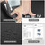 Hatha Yoga Extra Long TPE Yoga Mat 79" x 40” x 1/2" Thick Non-slip Exercise Mat for Home Gym Use, Yoga, Pilates, Fitness & Workouts (Black)